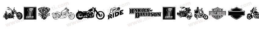 Harley Davidson字体转换
